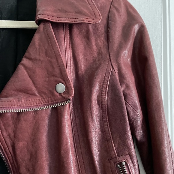 Leather Moto Jacket - Picture 3 of 9